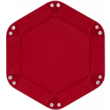 Лоток для кубиков MTGtrade красный шестиугольный большой 23х23см (DND_TRAY_HEX23/DT0001)