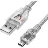 Кабель USB - miniUSB, 0.3м, Greenconnect GCR-UM1M5P-BB2S-0.3m