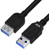 Кабель удлинительный USB A (M) - USB A (F), 0.15м, Greenconnect GCR-53093