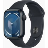 Умные часы Apple Watch Series 9 41mm Midnight Aluminum Case with Midnight Sport Band S/M (MR8W3ZP/A)