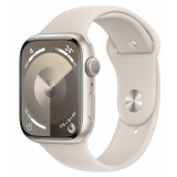 Умные часы Apple Watch Series 9 45mm Starlight Aluminum Case with Starlight Sport Band S/M (MR973ZP/A)