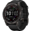 Умные часы Garmin Fenix 7 Sapphire Solar Carbon Grey DLC Titanium with Black Band - 010-02540-21