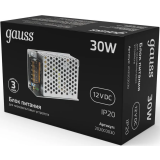 Блок питания для светодиодной ленты Gauss 202003030