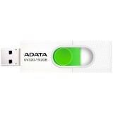 USB Flash накопитель 512Gb ADATA UV320 White/Green (AUV320-512G-RWHGN)