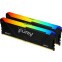 Оперативная память 16Gb DDR4 3600MHz Kingston Fury Beast RGB (KF436C17BB2AK2/16) (2x8Gb KIT) - фото 2