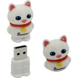 USB Flash накопитель 64Gb SmartBuy Wild Cat White (SB64GBCatW)