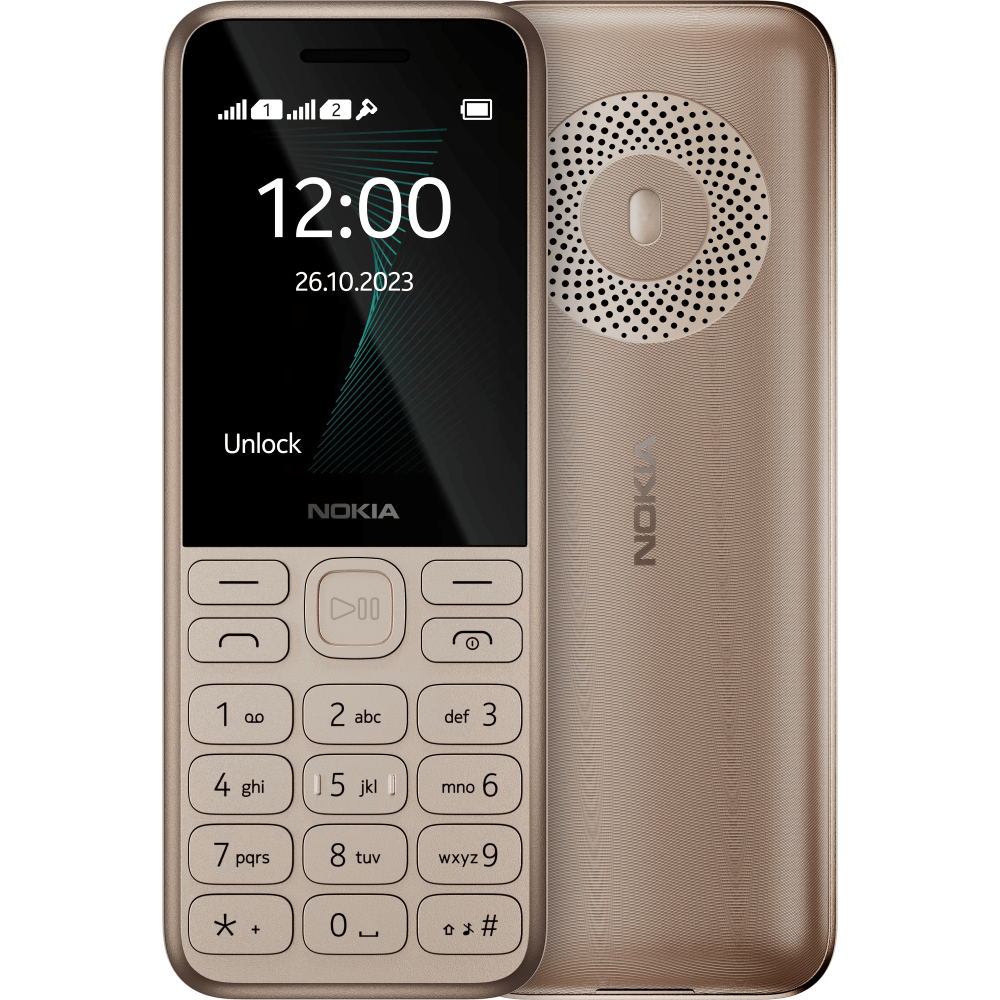 Телефон Nokia 130 Dual Sim Light Gold (TA-1576) - 286838542