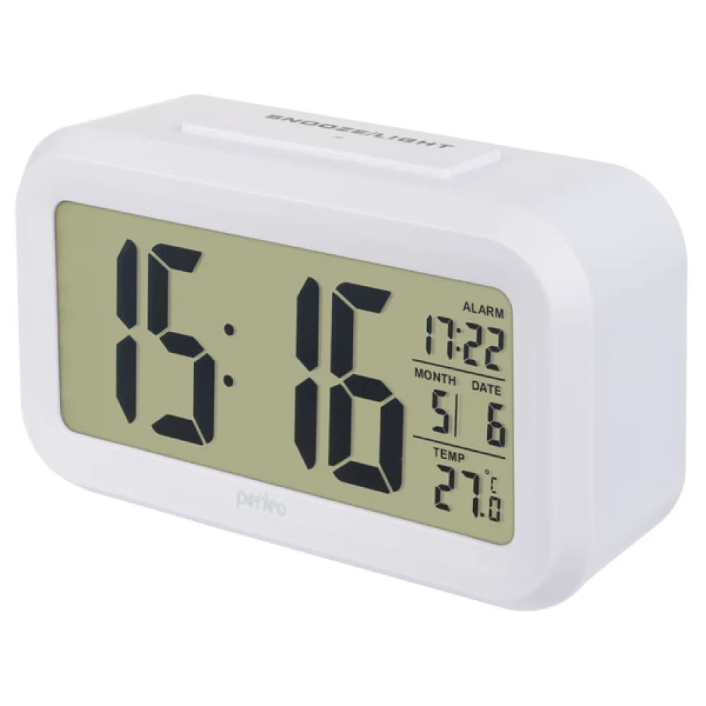 Часы-будильник Perfeo Snuz White - PF-S2166/PF_A4848