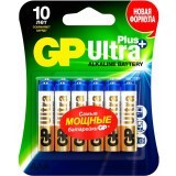 Батарейка GP 24A Ultra Plus Alkaline (AAA, 12 шт.) (4891199222207)