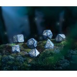 Набор кубиков Elvish Translucent & black Dice Set (SELV10)