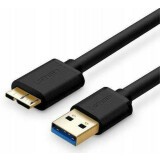 Кабель USB A (M) - microUSB 3.0 B (M), 1м, UGREEN US130 Black (10841)