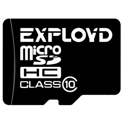 Карта памяти 16Gb MicroSD Exployd (EX0016GCSDHC10-W/A-AD)