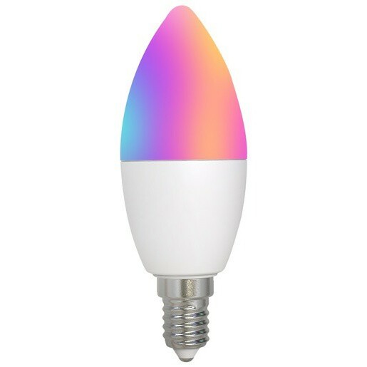 Умная лампа MOES WiFi LED Bulb E14 (RGB+CW) 6W - WB-TDC6-RCW-E14