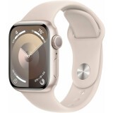 Умные часы Apple Watch Series 9 41mm Starlight Aluminum Case with Starlight Sport Band M/L (MR8U3ZP/A)