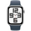 Умные часы Apple Watch SE 2 40mm Silver Aluminum Case with Storm Blue Sport Band M/L (MRE23LL/A) - фото 2