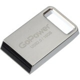 USB Flash накопитель 16Gb GoPower MINI Silver (00-00027357)
