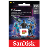 Карта памяти 256Gb MicroSD SanDisk Extreme (SDSQXAV-256G-GN6GN)