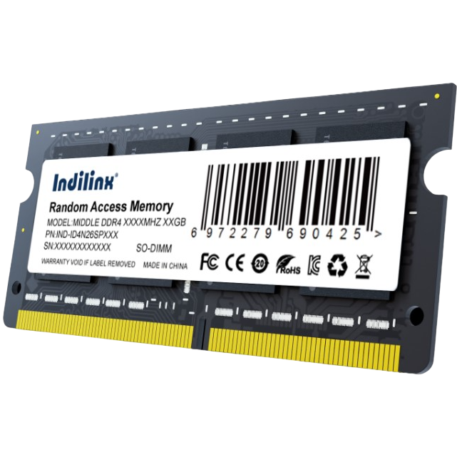 Оперативная память 8Gb DDR4 3200MHz Indilinx SO-DIMM (IND-ID4N32SP08X)