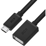 Кабель USB A (F) - microUSB B (M), 2м, Greenconnect GCR-MB4AF-BB2S-2.0m