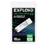 USB Flash накопитель 16Gb Exployd 680 White (EX-16GB-680-White)
