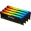 Оперативная память 64Gb DDR4 3600MHz Kingston Fury Beast Black RGB (KF436C18BB2AK4/64) (4x16Gb KIT)