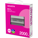 Внешний накопитель SSD 2Tb ADATA SD810 Grey (SD810-2000G-CSG)