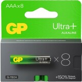 Батарейка GP 24A Ultra Plus Alkaline (AAA, 8 шт.) (24AUPA21-2CRB8) (48911992227)