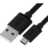 Кабель USB A (M) - microUSB B (M), 0.15м, Greenconnect GCR-53422