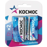 Батарейка КОСМОС KOCLR20MAX2BL (D, 2 шт.)