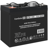 ИБП + батарея ExeGate FineSine SX-2000.LCD.AVR.2SH + 2x DTM 1255 (55Ач) (EX296592RUS)