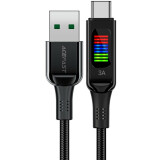 Кабель USB - USB Type-C, 1.2м, ACEFAST C7-04 Black (AF-C7-04-BK)