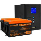 ИБП + батарея ExeGate SineTower SZ-2000.LCD.AVR.3SH.1C13.USB + 2x HR 12-65 (65Ач) (EX296845RUS)