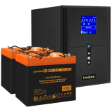 ИБП + батарея ExeGate SineTower SZ-2000.LCD.AVR.3SH.1C13.USB + 2x HRL 12-55 (55Ач) (EX296843RUS)