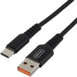 Кабель USB - USB Type-C, 1м, GoPower GP02T Black (00-00022791)