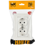 Электрическая розетка IEK BRITE BR-R24-16-K01-F