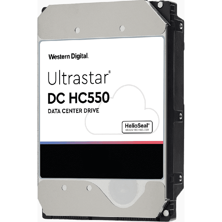 Жёсткий диск 16Tb SAS  WD Ultrastar HC550 (0F38357/0F38361) - WUH721816AL5204