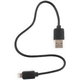 Кабель USB - Lightning, 0.3м, Гарнизон GCC-USB2-AP2-0.3M