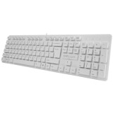 Клавиатура Delux KA150U White