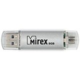 USB Flash накопитель 8Gb Mirex Smart Silver (13600-DCFSSM08)