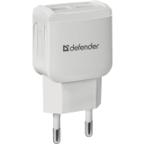 Сетевое зарядное устройство Defender UPA-22 White (83580)
