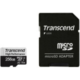 Карта памяти 256Gb MicroSD Transcend + SD адаптер (TS256GUSD330S)