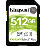 Карта памяти 512Gb SD Kingston Canvas Select Plus  (SDS2/512GB)