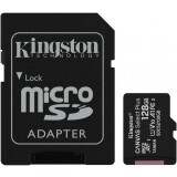Карта памяти 128Gb MicroSD Kingston Canvas Select Plus + SD адаптер (SDCS2/128GB)