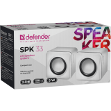 Колонки Defender SPK 33 2.0 USB White (65631)