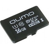 Карта памяти 16Gb MicroSD QUMO (QM16GMICSDHC10U1NA)