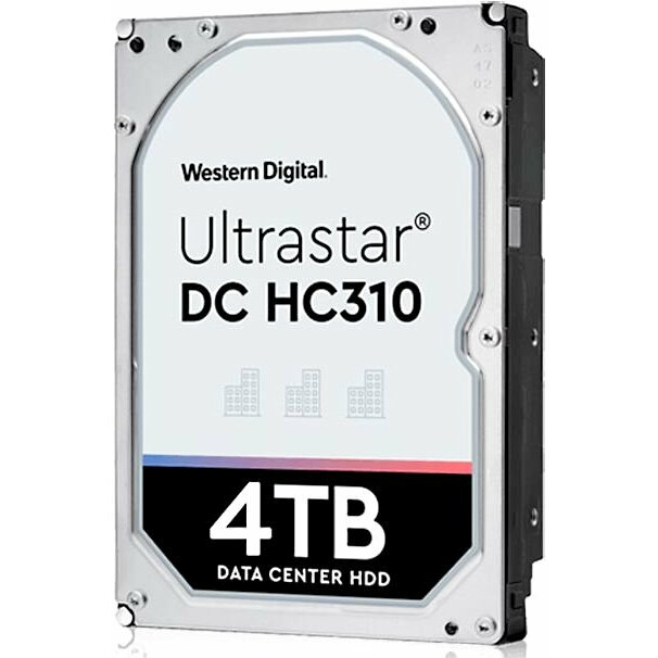 Жёсткий диск 4Tb SATA-III WD Ultrastar DC HC310 (0B36040/0B36534) - HUS726T4TALE6L4
