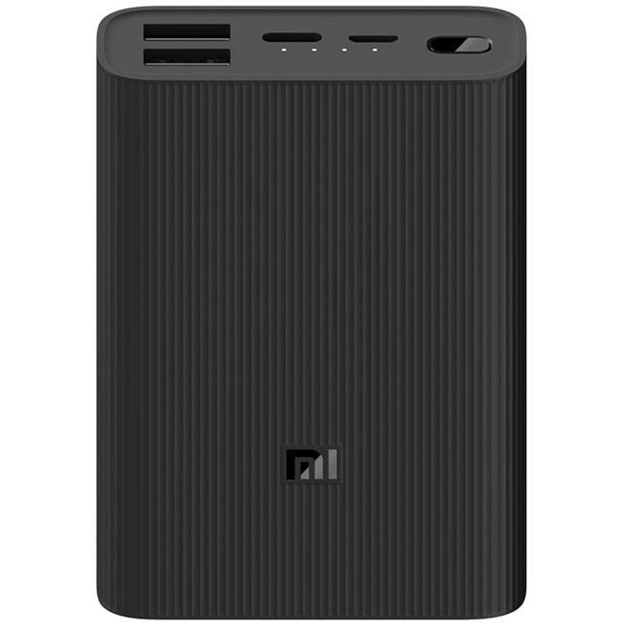 Внешний аккумулятор Xiaomi Mi Power Bank 3 Ultra Compact Black - BHR4412GL