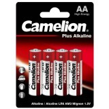 Батарейка Camelion (AA, Alkaline, 4 шт) (LR6-BP4)