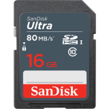 Карта памяти 16Gb SD SanDisk Ultra (SDSDUNS-016G-GN3IN)