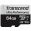 Карта памяти 64Gb MicroSD Transcend + SD адаптер (TS64GUSD340S)